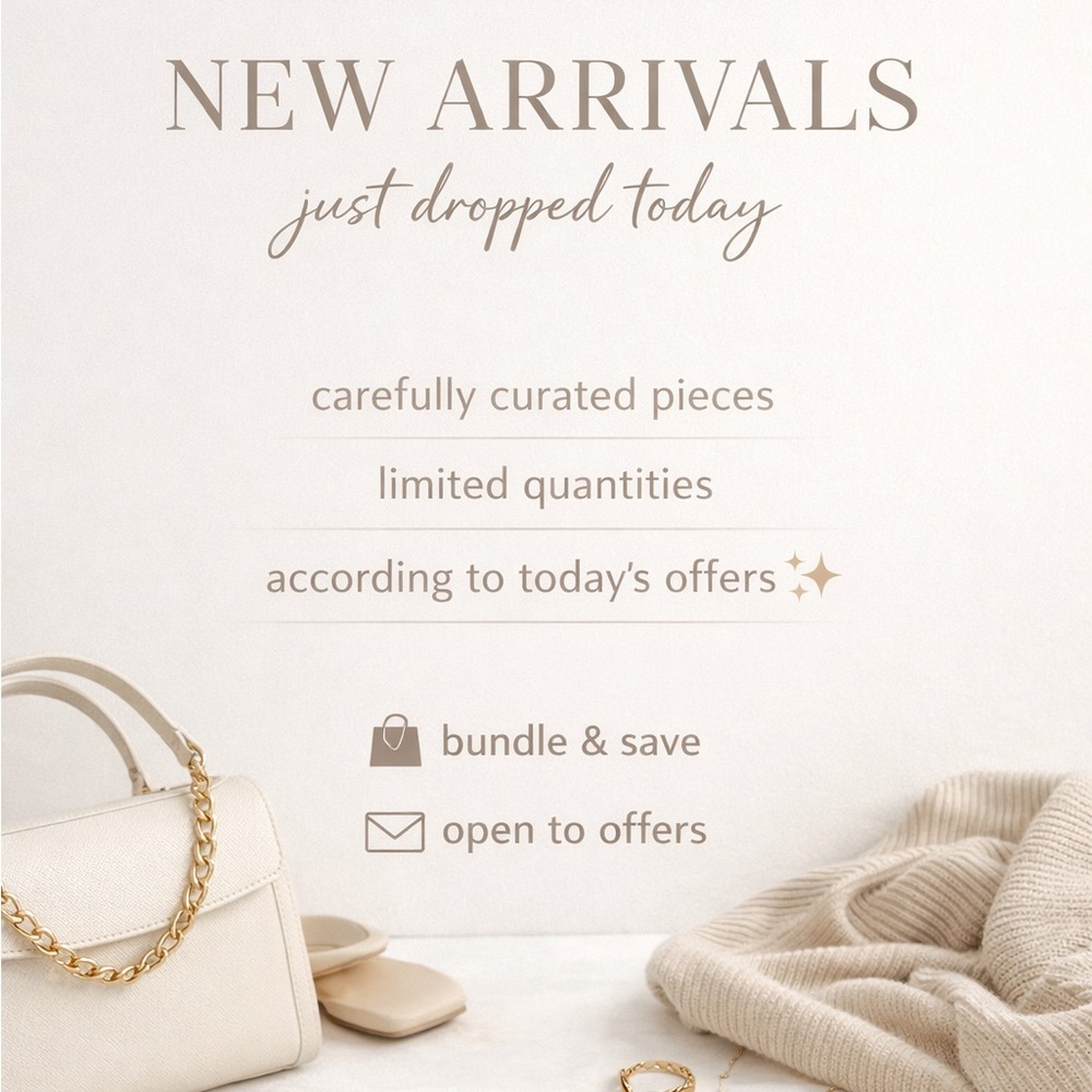Elegant Cream Handbag and Accessories